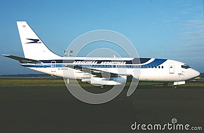 Aerolineas Argentinas Boeing B-737-236 G-BGDE CN21794 LN643 Editorial Stock Photo