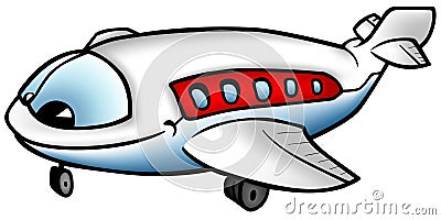 Aeroplane Vector Illustration