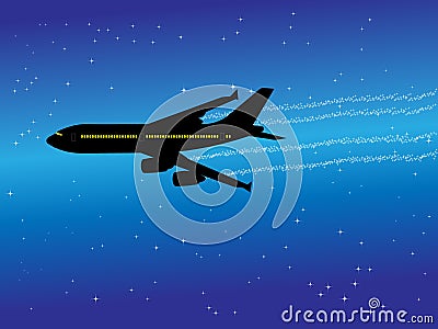 Aeroplane Vector Illustration