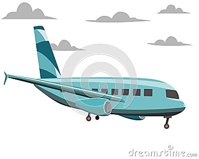 Aeroplane Vector Illustration