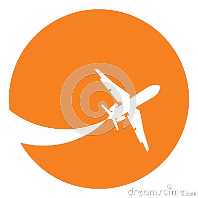 Aeroplane silhouette Vector Illustration