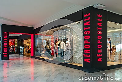 Aeropostale Retail Store at the Mall of America Editorial Stock Photo