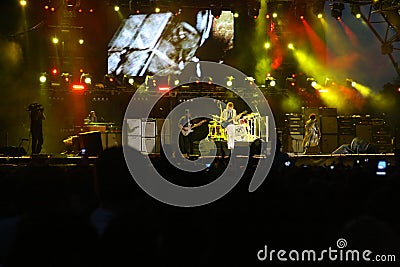 Aerosmith concert Editorial Stock Photo