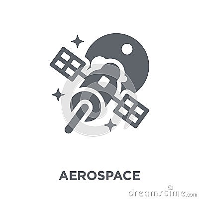 aerospace icon from Astronomy collection. Vector Illustration