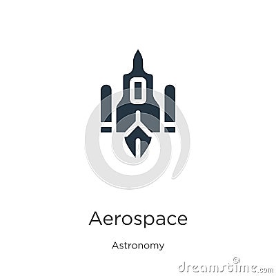 Aerospace icon vector. Trendy flat aerospace icon from astronomy collection isolated on white background. Vector illustration can Vector Illustration