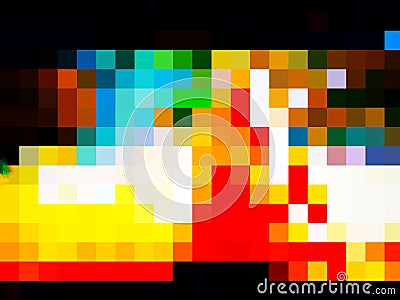 An aesthetic incomparable geometric pattern of designing squares Stock Photo