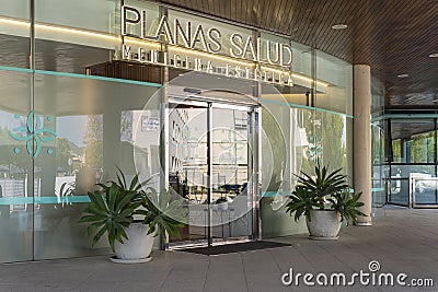 Aesthetic medicine clinic Planas Salud Editorial Stock Photo