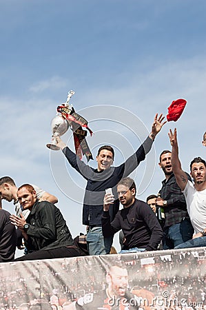 Afc Bournemouth Promotion and Champions Editorial Stock Photo