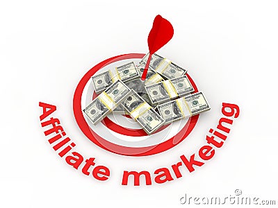 Affiliate marketing Stock Photo