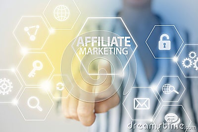 Affiliate Marketing Stock Photo