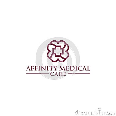 Affinity Medical Care Logo Design Vector Vector Illustration