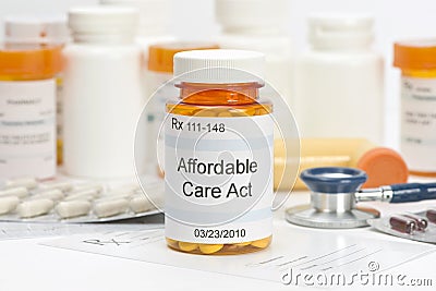 Affordable Care Act Stock Photo