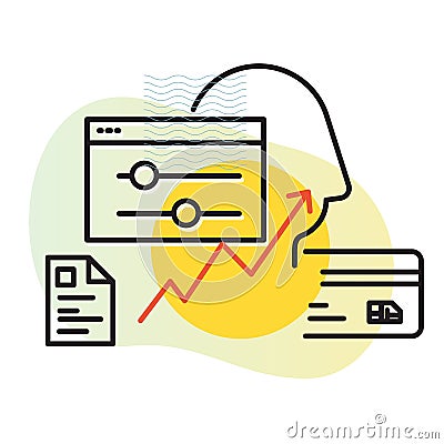 Affordable Customized Business Solutions - Icon Stock Photo