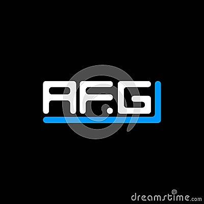 AFG letter logo creative design with vector graphic, Vector Illustration