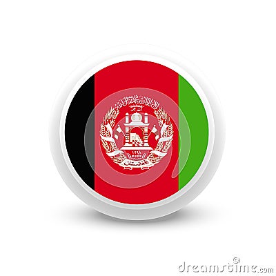 Afganistan Flag Vector Stock Photo