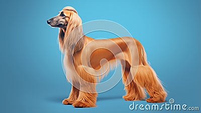 Afghan Hound Stock Photo