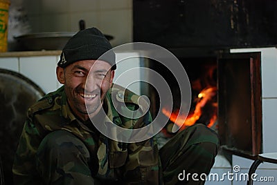 Afghan soldier Editorial Stock Photo