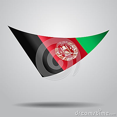 Afghanistan flag background. Vector illustration. Vector Illustration