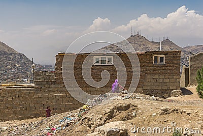 Afghanistan Kabul City Editorial Stock Photo