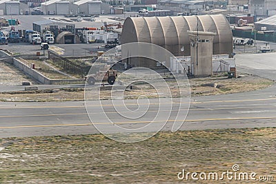 Afghanistan kabul international airport in the summer of 2018 Editorial Stock Photo