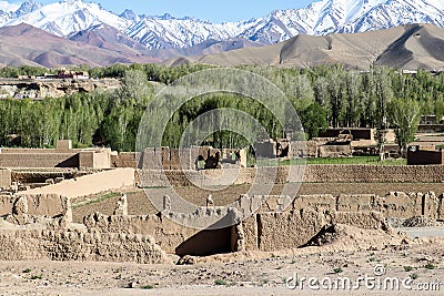 Afghanistan life in Bamyan Stock Photo