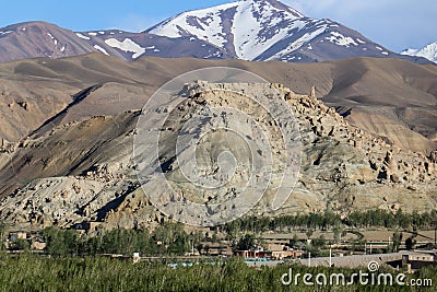 Afghanistan life in Bamyan Stock Photo