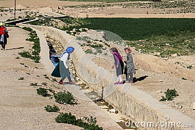 Afghanistan life in Bamyan Editorial Stock Photo