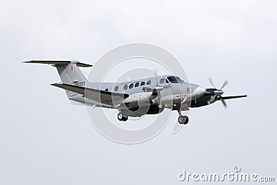 AFM King Air taking off Editorial Stock Photo