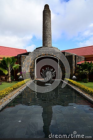 Africa, Chamarel distillery in Mauritius Island Editorial Stock Photo