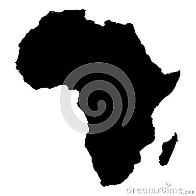 Africa Continent Icon Stock Photo