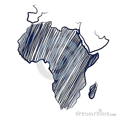 Africa continent Vector Illustration
