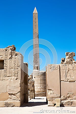 Africa, Egypt, Luxor, Karnak temple Editorial Stock Photo