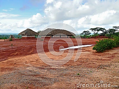 Africa, Mozambique, Naiopue. National African village. Stock Photo