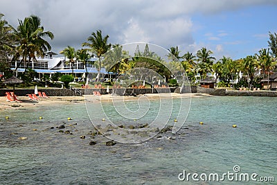 Africa, picturesque area of Mont Choisy in Mauritius Editorial Stock Photo