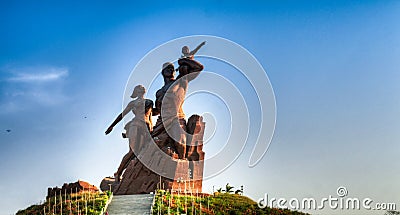 Africa Renaissance monument, Dakar, Senegal Stock Photo