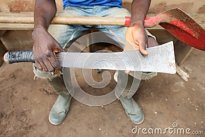 Africa. Rural life Stock Photo