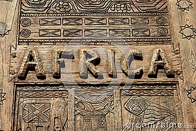 Africa Sign Stock Photo