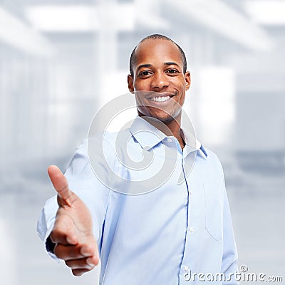 African-American black businessman. Stock Photo