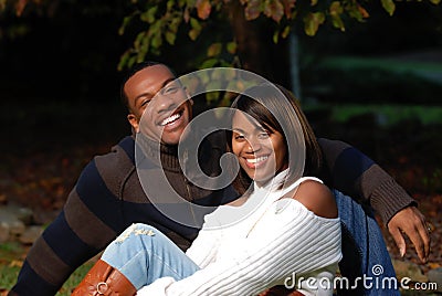 African-American couple Stock Photo