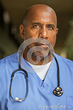 African American Doctor Stock Photo