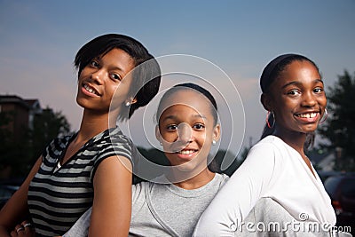 African American girls Stock Photo