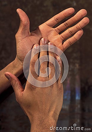 African American Hands Royalty Free Stock Images - Image: 5552079