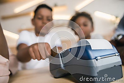 african-american kids paying Stock Photo