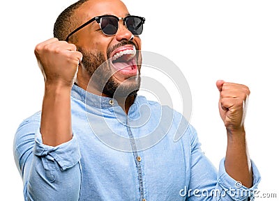 Handsome african american man Stock Photo