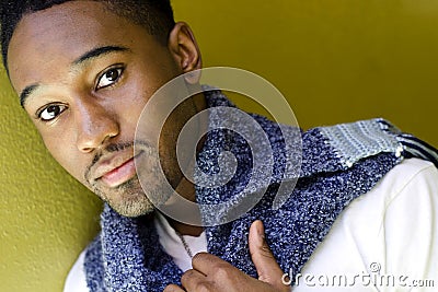 African-American Man, teasing Stock Photo