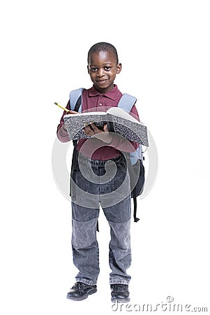 African American Student Stock Photo