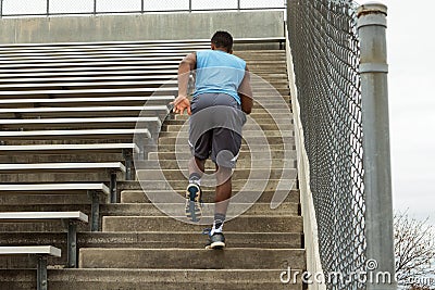 African American Young Athlete. Stock Photo