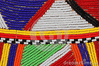 African beads Stock Photo