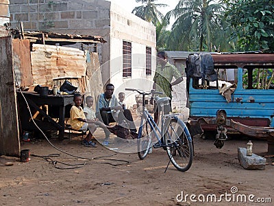 African boys Editorial Stock Photo