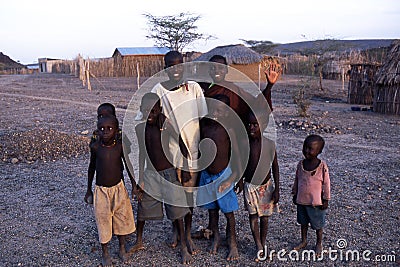 African boys Editorial Stock Photo